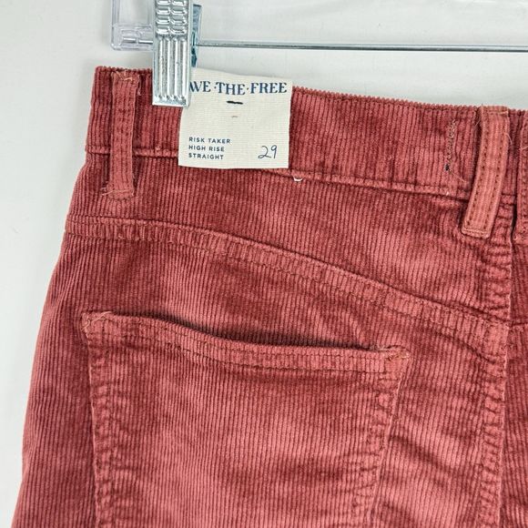 WE THE FREE Risk Taker High Rise Straight Corduroy Pants Women's Sz 29 NEW $128 - Picture 9 of 16